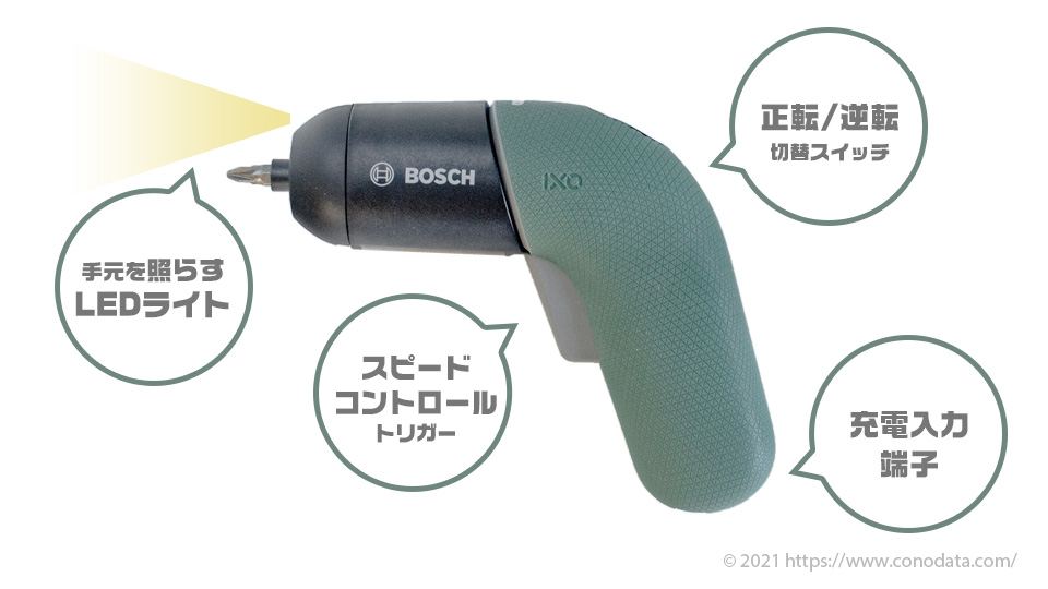 ボッシュ(BOSCH) コードレス 充電式電動ドライバーIXO6