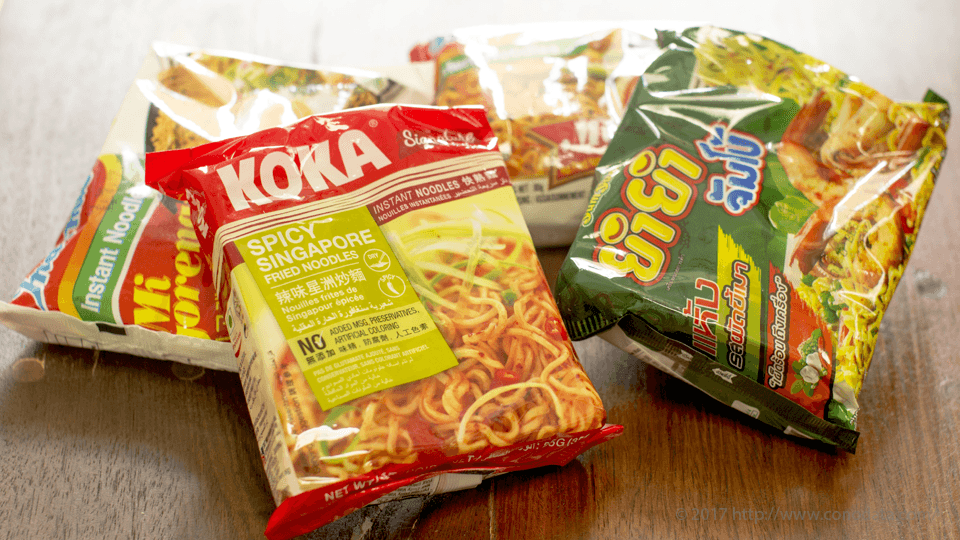 KALDIのエスニックなインスタント焼きそば（ミーゴレン）