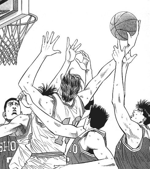『SLAM DUNK』作中の引用画像